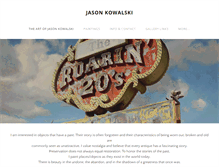 Tablet Screenshot of jasonkowalski.com